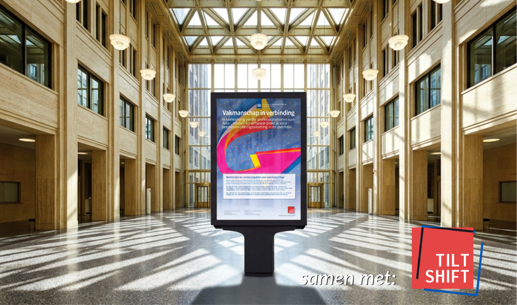 Communicatie concept voor een overheidsopdracht van TiltShift